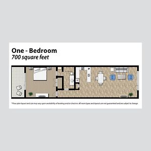 Suite mit 1 Schlafzimmer und mit Kingsize-Bett
